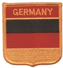 GERMANY medium flag shield souvenir embroidered patch