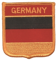 GERMANY medium flag shield souvenir embroidered patch