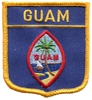 GUAM medium flag shield souvenir embroidered patch