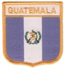 GUATEMALA medium flag shield souvenir embroidered patch