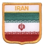 IRAN medium flag shield souvenir embroidered patch