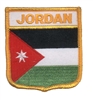 JORDAN medium flag shield souvenir embroidered patch