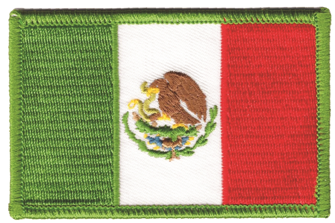 Mexican Flag Custom patch