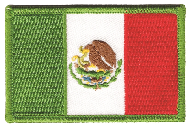 Mexico flag uniform or souvenir embroidered patch