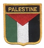 PALESTINE medium flag shield souvenir embroidered patch