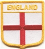 ENGLAND St. George medium flag shield uniform or souvenir embroidered patch