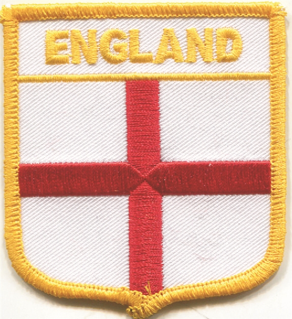 ENGLAND St. George medium flag shield uniform or souvenir embroidered patch