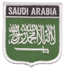 SAUDI ARABIA medium flag shield souvenir embroidered patch