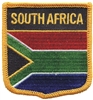 SOUTH AFRICA medium flag shield souvenir embroidered patch