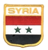 SYRIA medium flag shield souvenir embroidered patch
