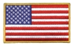 US flag  embroidered patch for souvenir or uniform