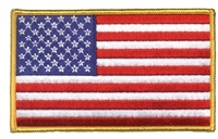 US flag  embroidered patch for souvenir or uniform