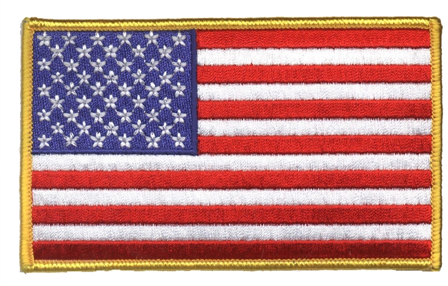 US flag  embroidered patch for souvenir or uniform