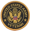 UNITED STATES ARMY VETERAN souvenir embroidered patch