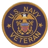 U.S. NAVY VETERAN souvenir embroidered patch