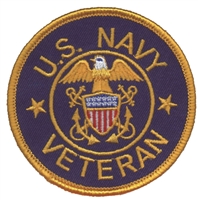 U.S. NAVY VETERAN souvenir embroidered patch