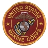 MARINES on red twill souvenir embroidered patch