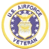 US AIR FORCE VETERAN souvenir embroidered patch