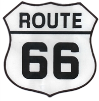 ROUTE 66 8" souvenir embroidered patch for back