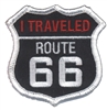 I TRAVELED ROUTE 66 souvenir embroidered patch