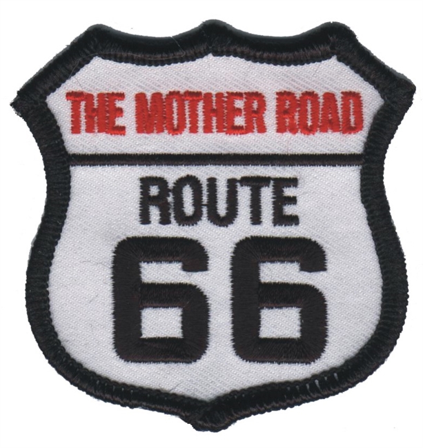 THE MOTHER ROAD ROUTE 66 souvenir embroidered patch