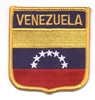 VENEZUELA medium flag shield souvenir embroidered patch