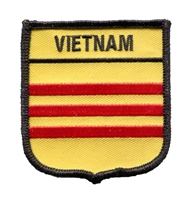 VIETNAM (South) medium flag shield souvenir embroidered patch