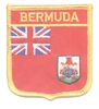 BERMUDA medium flag shield souvenir embroidered patch