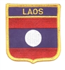 LAOS medium flag shield souvenir embroidered patch