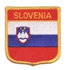 SLOVENIA medium flag shield souvenir embroidered patch