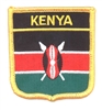 KENYA flag medium shield souvenir embroidered patch