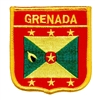 GRENADA medium flag shield souvenir embroidered patch