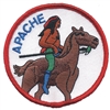 APACHE Native American embroidered patch