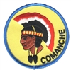 COMANCHE Native American Indian embroidered patch