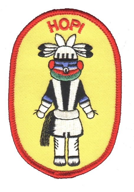 HOPI Native American Indian embroidered patch