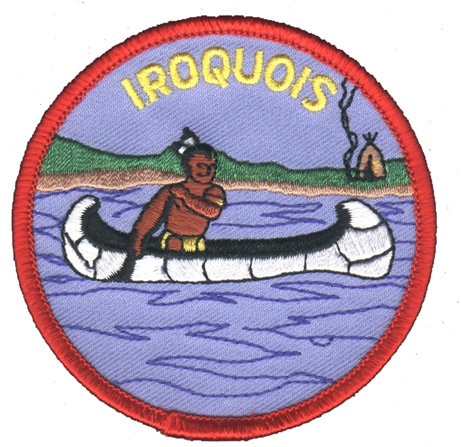 IROQUOIS Native American Indian embroidered patch