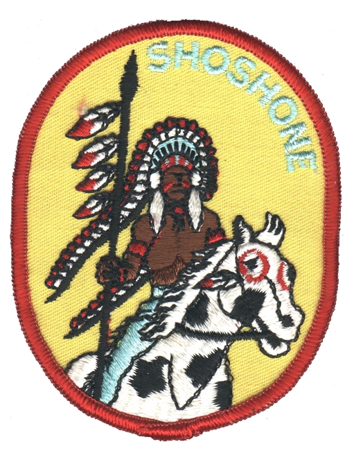 SHOSHONE Native American Indian embroidered patch