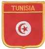 TUNISIA flag shield embroidered patch