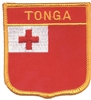 TONGA medium flag shield souvenir embroidered patch