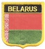 BELARUS flag shield uniform or souvenir embroidered patch