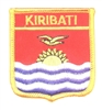 KIRIBATI medium flag shield souvenir embroidered patch