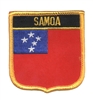 SAMOA medium flag shield souvenir embroidered patch