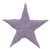 1.25" embroidered star patch.