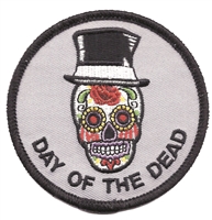 DAY OF THE DEAD novelty or souvenir embroidered patch