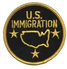 U.S. IMMIGRATION novelty embroidered patch