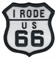 I RODE US 66 souvenir patch