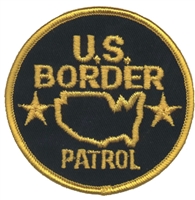 U.S. BORDER PATROL novelty or souvenir embroidered patch