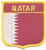 QATAR medium flag shield souvenir embroidered patch