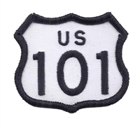 US 101 souvenir embroidered patch