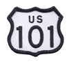 US 101 souvenir embroidered patch